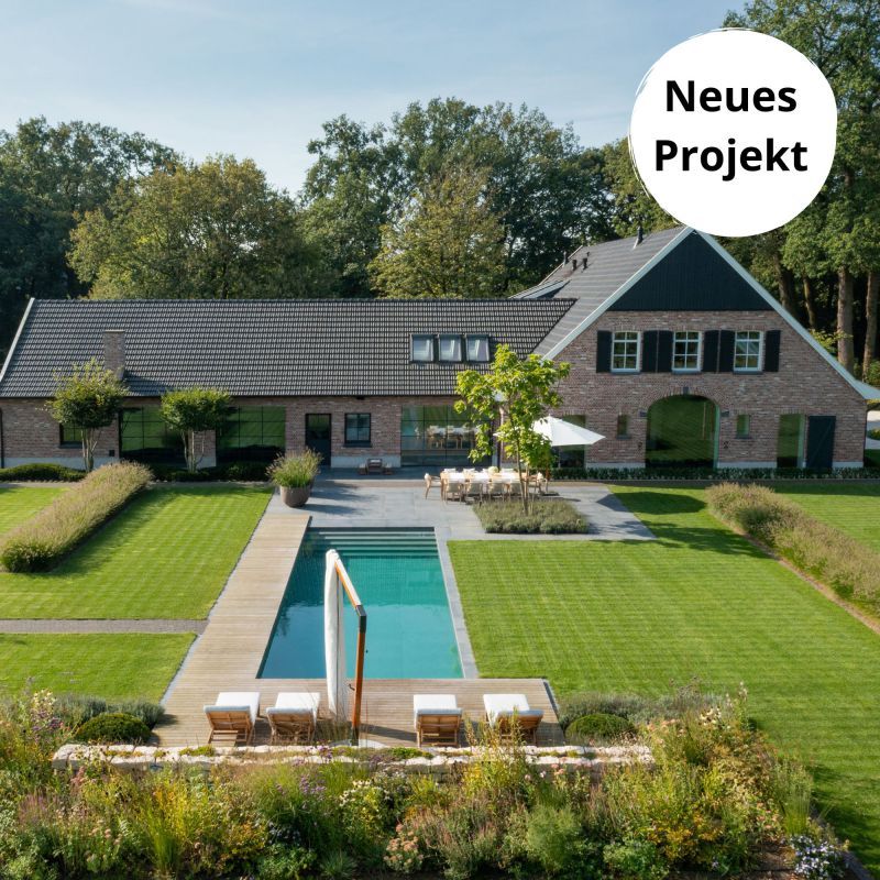 8.2 Luxuriöser Minimalismus mit Pool in der modernen Landhausidylle in Bocholt