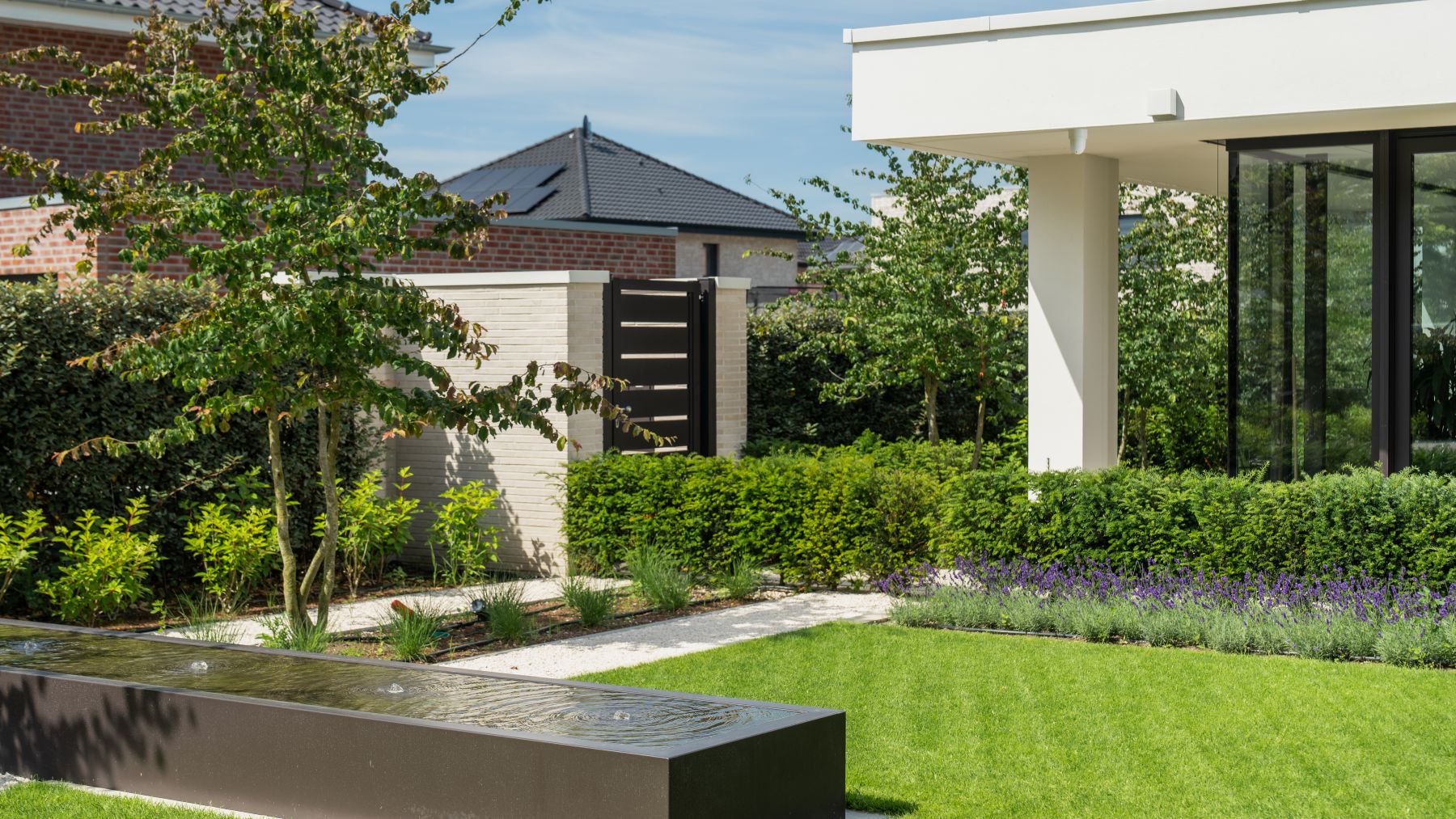9.3 Exklusive Gartenarchitektur - zeitloser Wohngarten mit moderner Formsprache in Rhede
