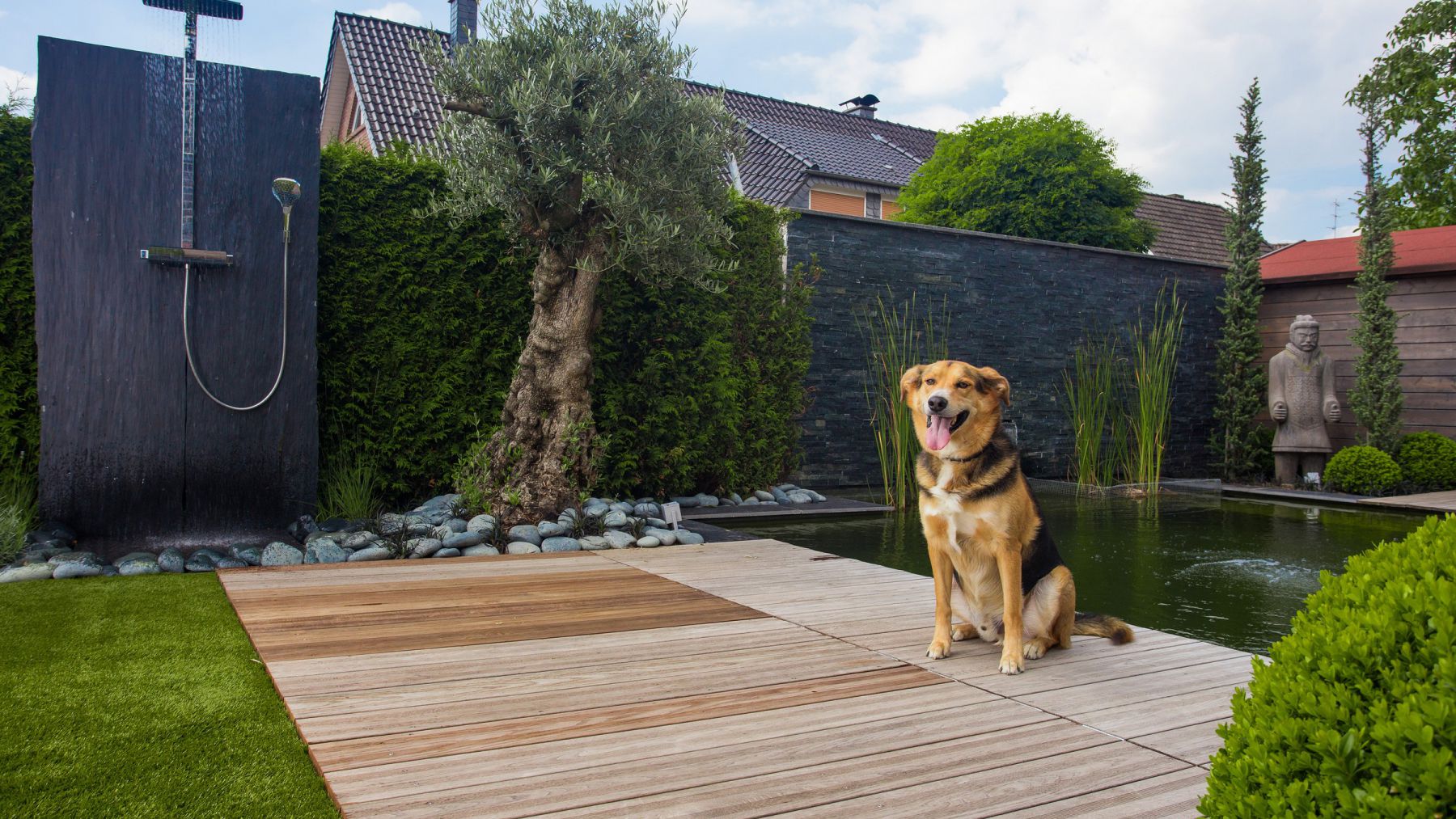 1.16 Wasser im Mittelpunkt - Garten mit Naturschwimmteich in Merhoog